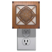 Prairie School Art Glass Pieces Night Light