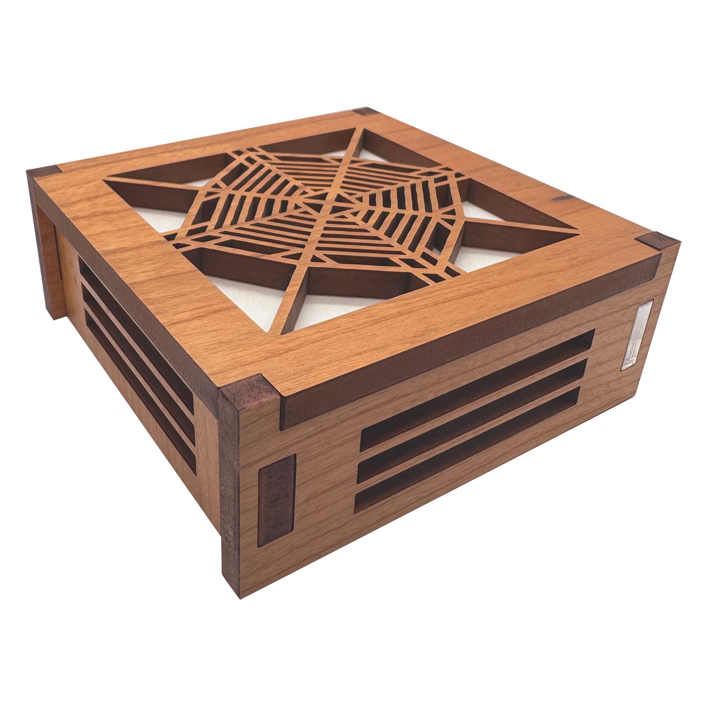 Prairie School Art Glass Pieces Night Light