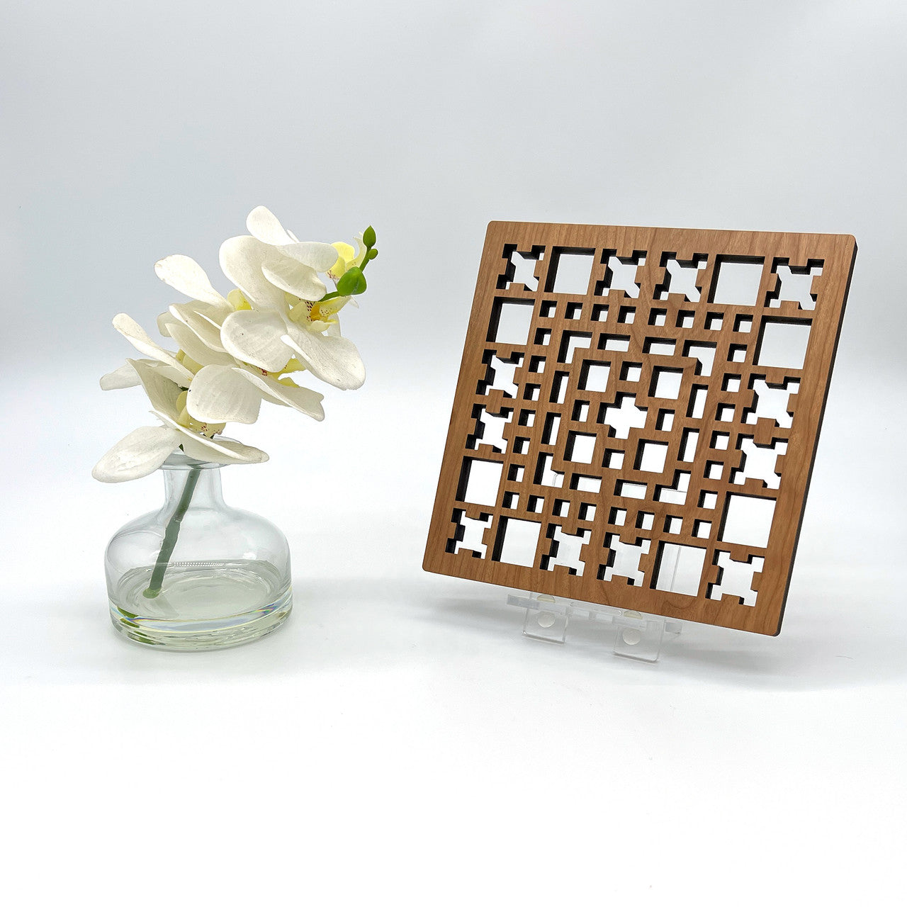 Allen House Square Art Glass Trivet