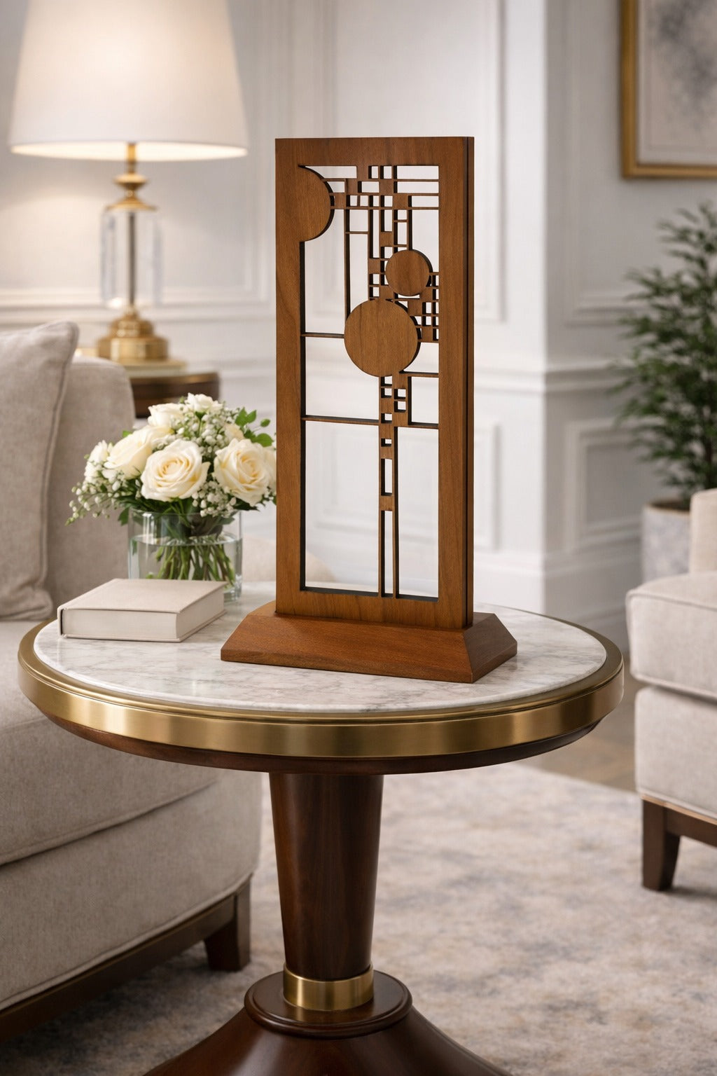 Coonley Table Accent | Frank Lloyd Wright | AlaModerna |