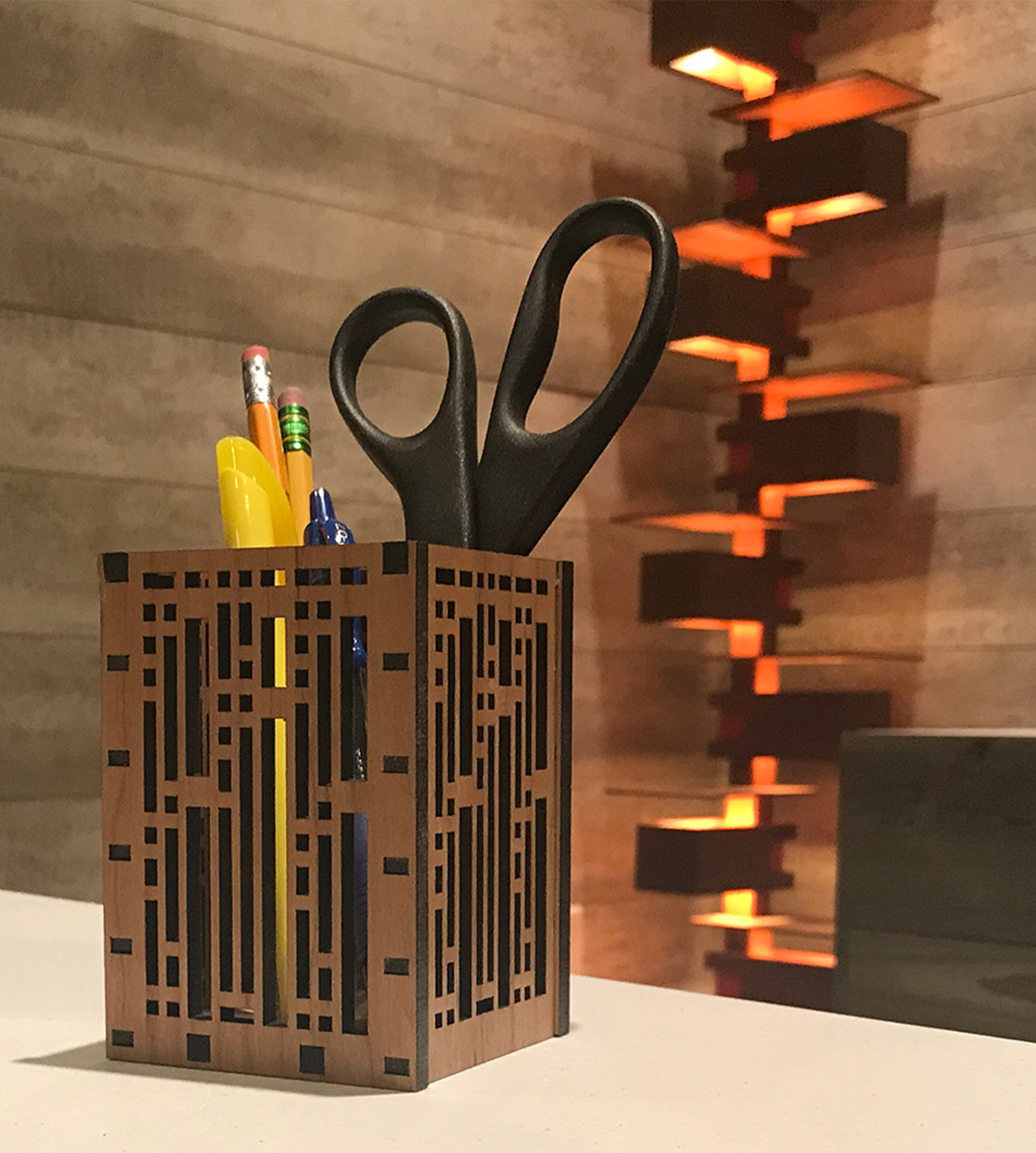 Robie House Stars and Moonbeams Pen Holder