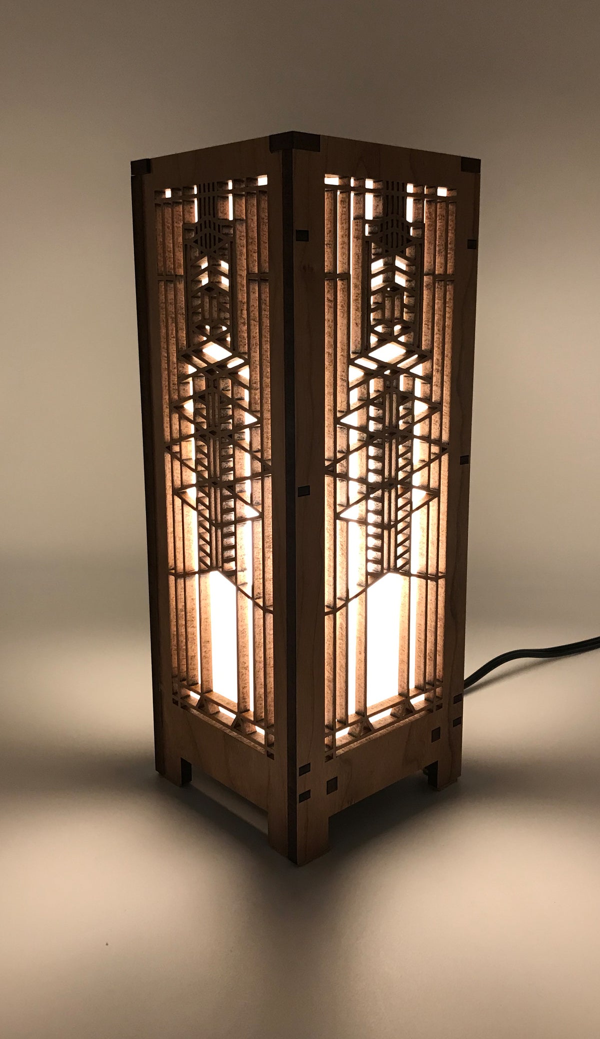 Prairie Reeds Light Box Robie A Mini Lightbox | Frank Lloyd Wright Prairie Style | AlaModerna