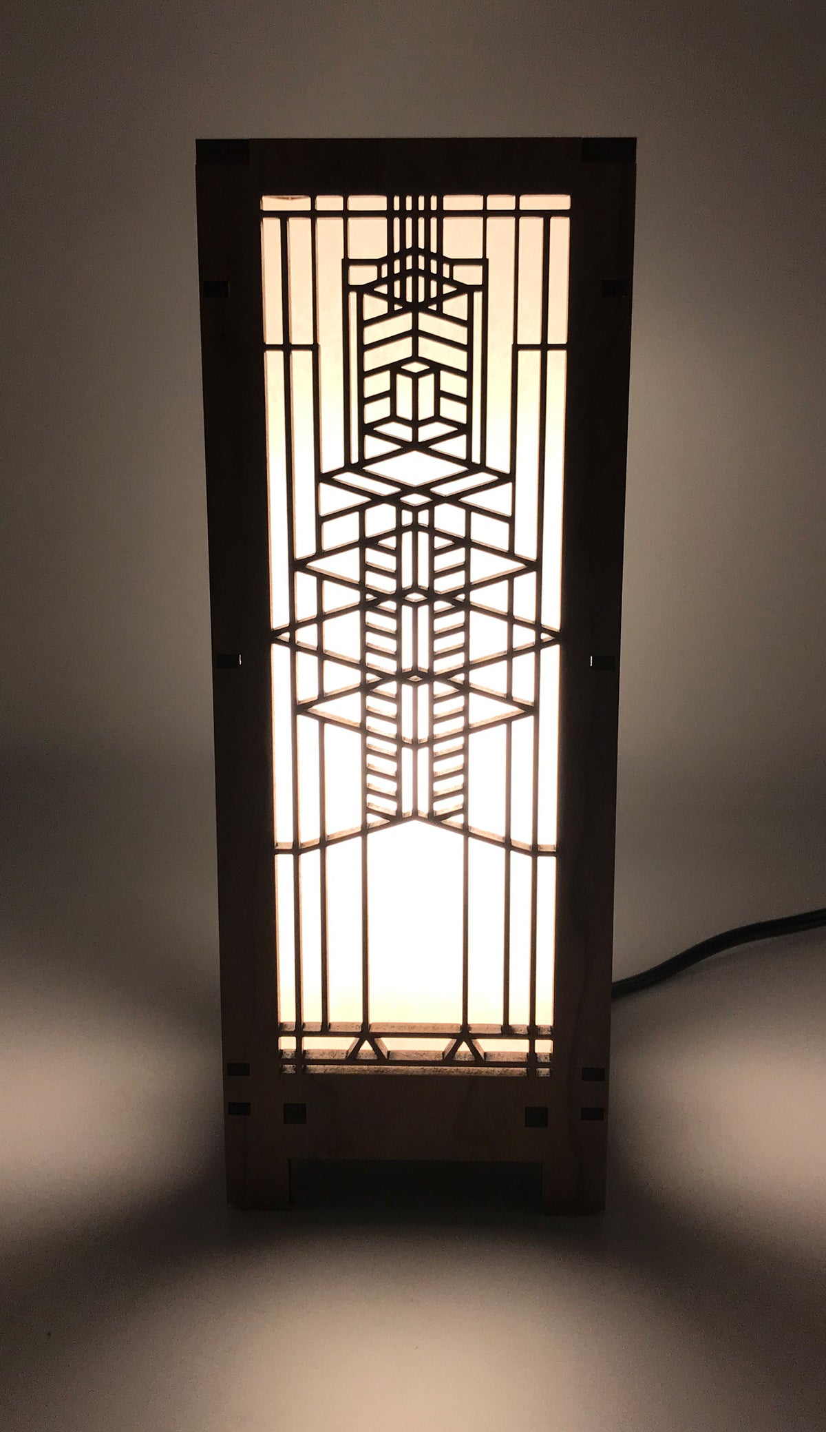 Prairie Reeds Light Box Robie A Mini Lightbox | Frank Lloyd Wright Prairie Style | AlaModerna