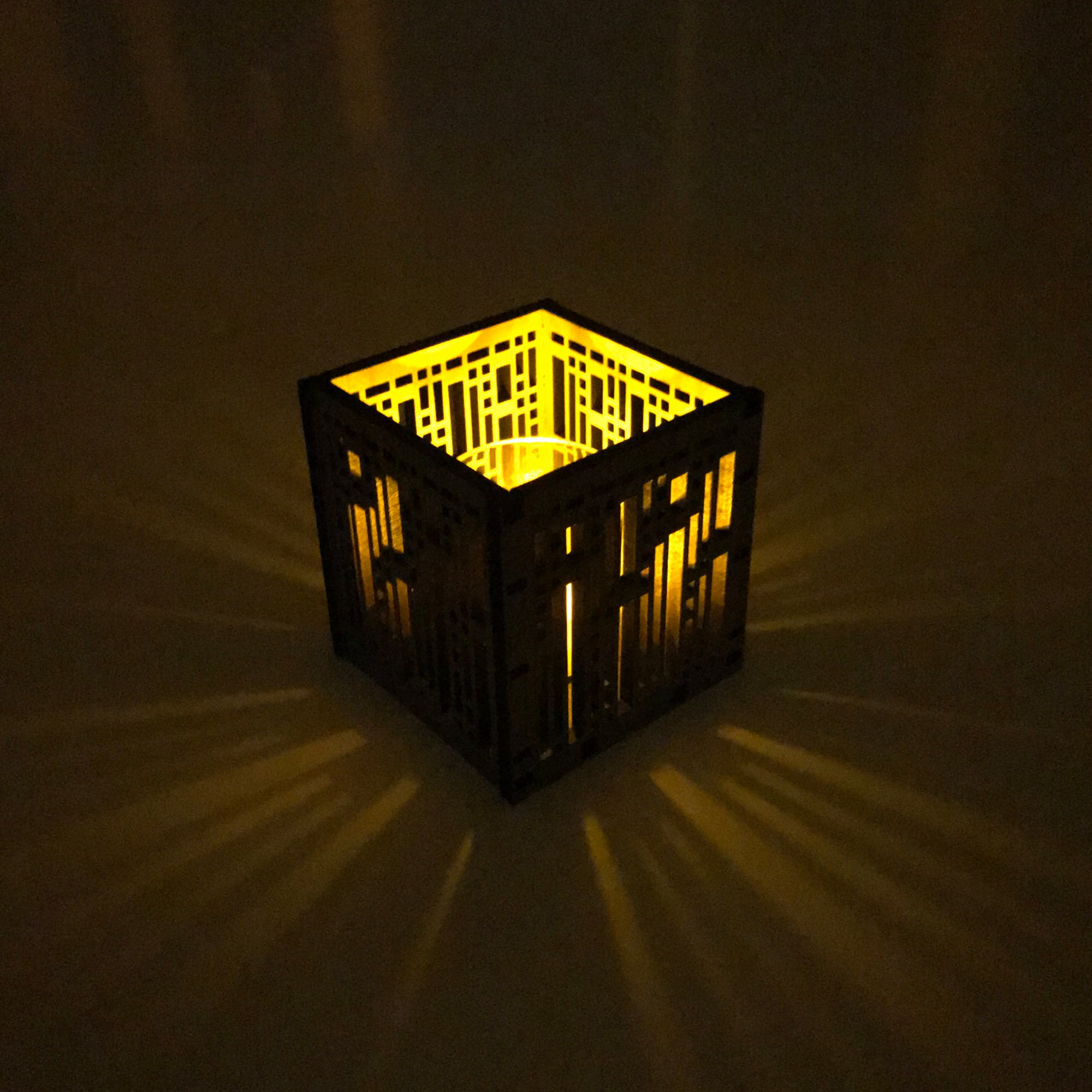 Robie House Stars and Moonbeams Votive Holder