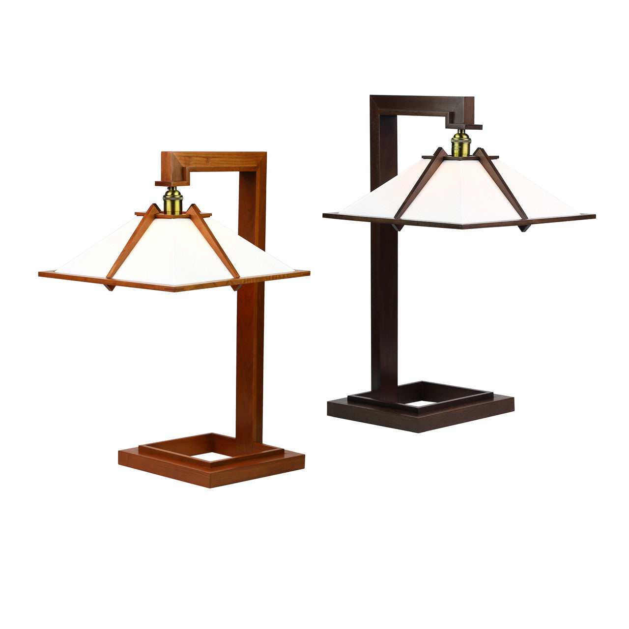 Taliesin 1 Cherry & Walnut Edition shown

Frank Lloyd Wright, Taliesin, AlaModerna, Taliesin 1, table lamp