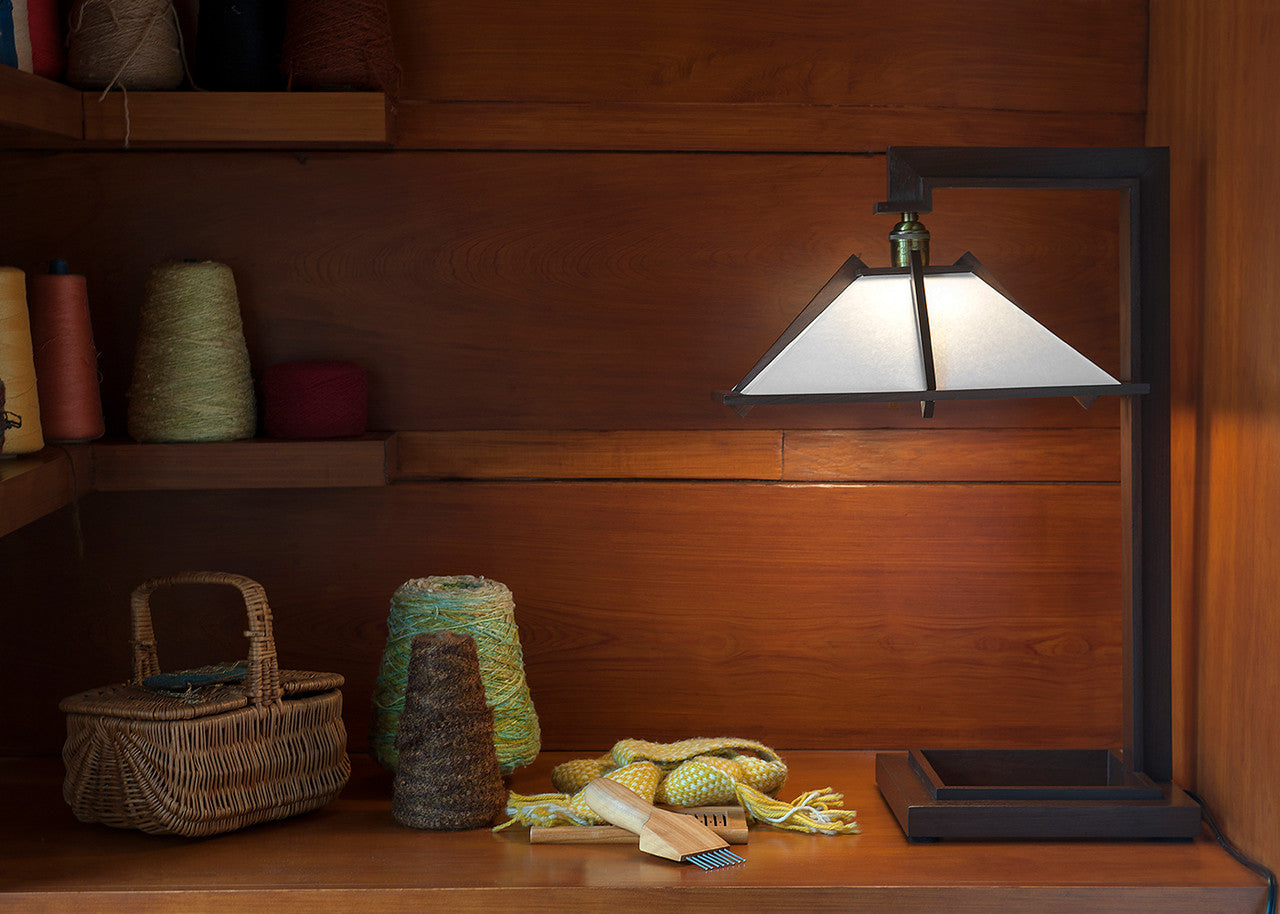 Taliesin 1 Walnut Edition in the Frank Lloyd Wright designed Rosenbaum Home in Florence, AL

Frank Lloyd Wright, Taliesin, AlaModerna, Taliesin 1, table lamp