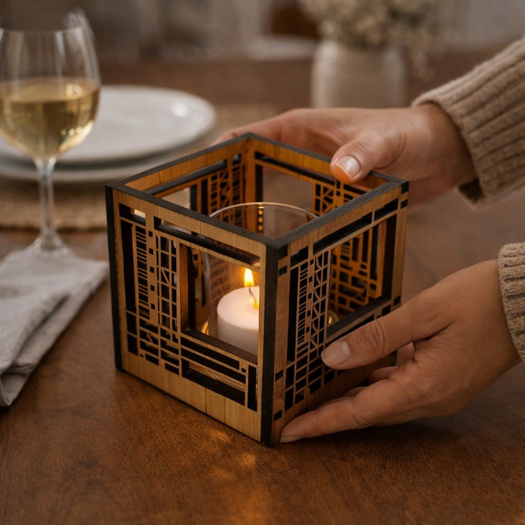 Emil Bach Votive Holder | Prairie Style | AlaModerna