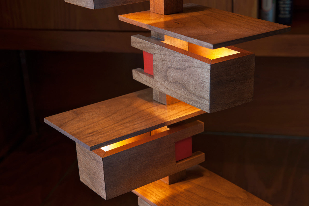 Taliesin 3 Cherry Edition in the Frank Lloyd Wright designed Rosenbaum Home in Florence, AL

Frank Lloyd Wright, Taliesin, AlaModerna, Taliesin 3, table lamp