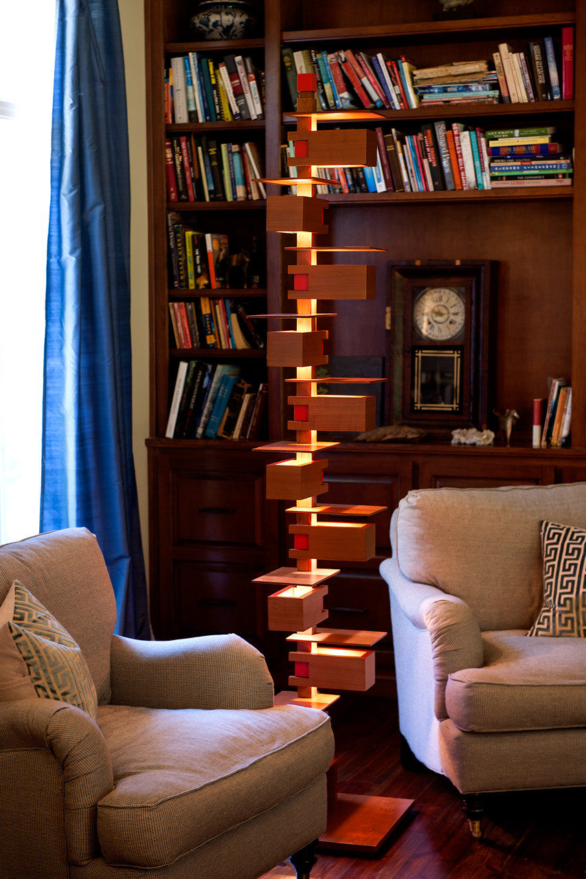 Taliesin 2 Cherry Edition in the Frank Lloyd Wright designed Rosenbaum Home in Florence, AL

Frank Lloyd Wright, Taliesin, AlaModerna, Taliesin 2, floor lamp